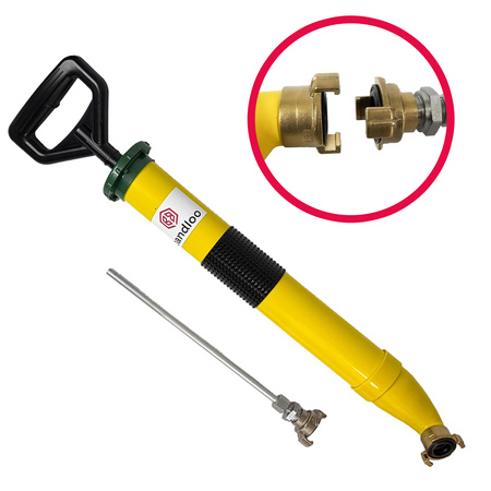 Bandloo Kit d’injection : pompe coudée GEKA + embout acier 10 mm