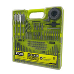 Ryobi RAKDD90  trousse de 90 accessoires de perçage et vissage
