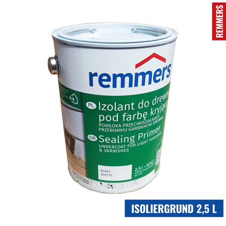 Remmers Isoliergrund Peinture spéciale blanche à base d'eau 2,5 L