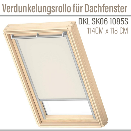 Velux Store occultant DKL SK06 1085S Beige clair 114x118