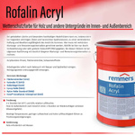 Remmers ROFALIN ACRYL BLANC Peinture de protection bois extérieur 20 L