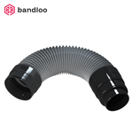 BANDLOO Kit ventilation DN125 – Ruroflex KLIK + séparateur 125 mm Anthracite