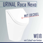 Roca Urinoir NEXO avec couvercle – inclus : raccordement et kit de montage (sans siphon)