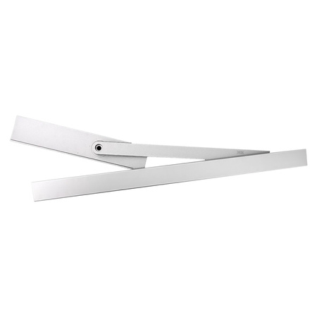 GEZE TS 3000 V – ferme-porte + rail coulissant + plaque de montage, argent