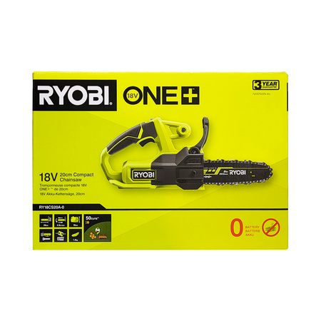 Ryobi RY18CS20A-0 tronçonneuse sans fil 18 V ONE+ (sans batterie)