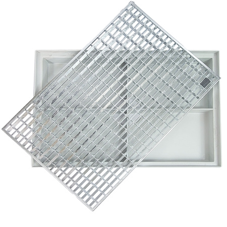 Set ACO Vario Light 60x40 - Système de Drainage Complet avec Grille et Éclairage