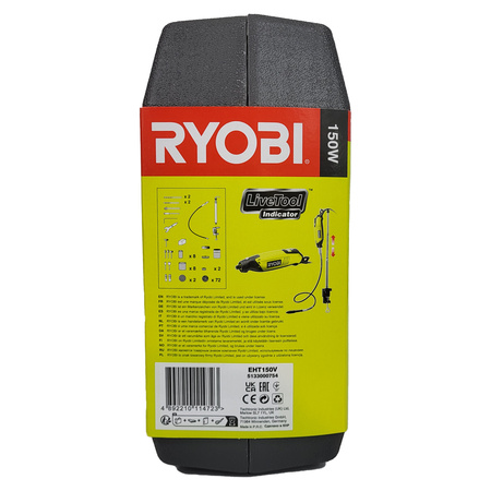 Ryobi EHT150V mini-meuleuse droite 150 W avec coffret de 115 accessoires