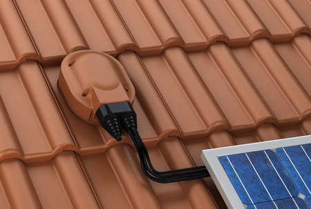 Parotec Tile S56 RAL 8004 Rouge Brique – Passage solaire