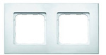 Somfy Ramka Smoove Pure - podwójna - 1 Stk. Somfy Abdeckdoppelrahmen Smoove Pure weiß 9015238