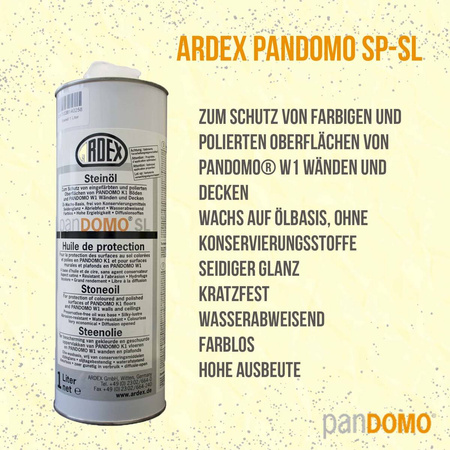 Ardex PANDOMO SP-SL 1 L Imprégnation à l'huile de pierre pour usage intérieur