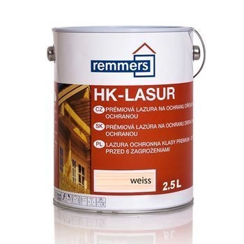 Remmers HK Lasur 2,5 L Blanc – Imprégnant 3-en-1 pour bois