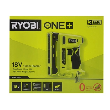 Ryobi R18ST50-0 agrafeuse sans fil 18 V ONE+ (sans batterie ni chargeur)