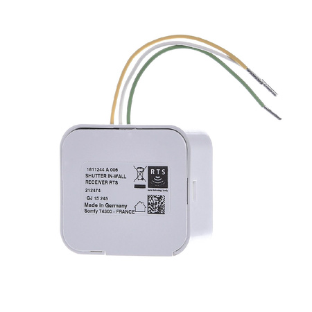 Somfy 1811244 Mini récepteur radio RTS pour volets roulants