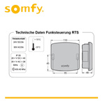 Somfy Récepteur Standard RTS 2 canaux