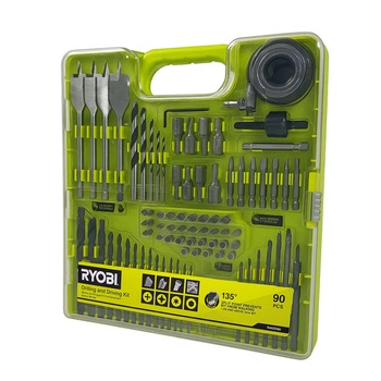 Ryobi RAKDD90  trousse de 90 accessoires de perçage et vissage