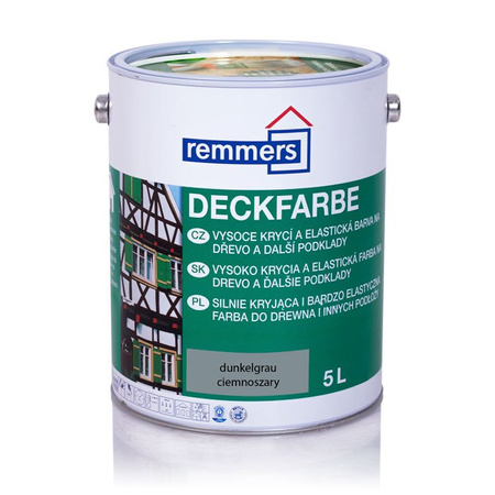 Remmers Aidol peinture de finition 5 L gris foncé – protection extérieure