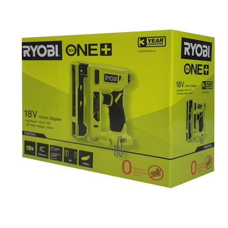 Ryobi R18ST50-0 agrafeuse sans fil 18 V ONE+ (sans batterie ni chargeur)