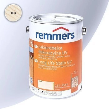 Remmers Dauerschutz-Lasur UV Blanc 2,5 L – Lasure décorative UV